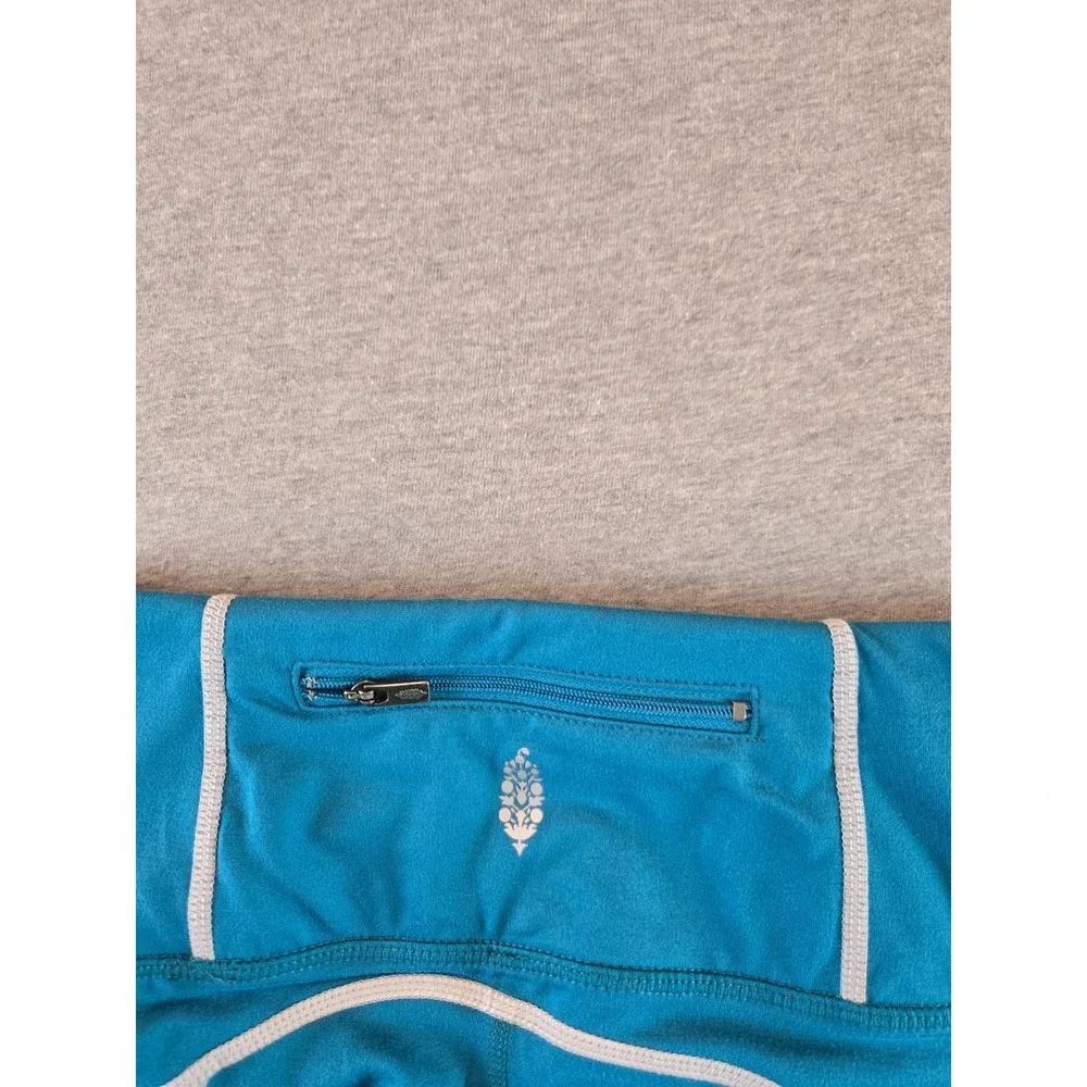 Free People Movement You're A Peach Leggings Women's XS Blue Activewear Gym‎